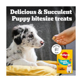 Pedigree puppy dog treats chicken chewy cubes 125g, UK version