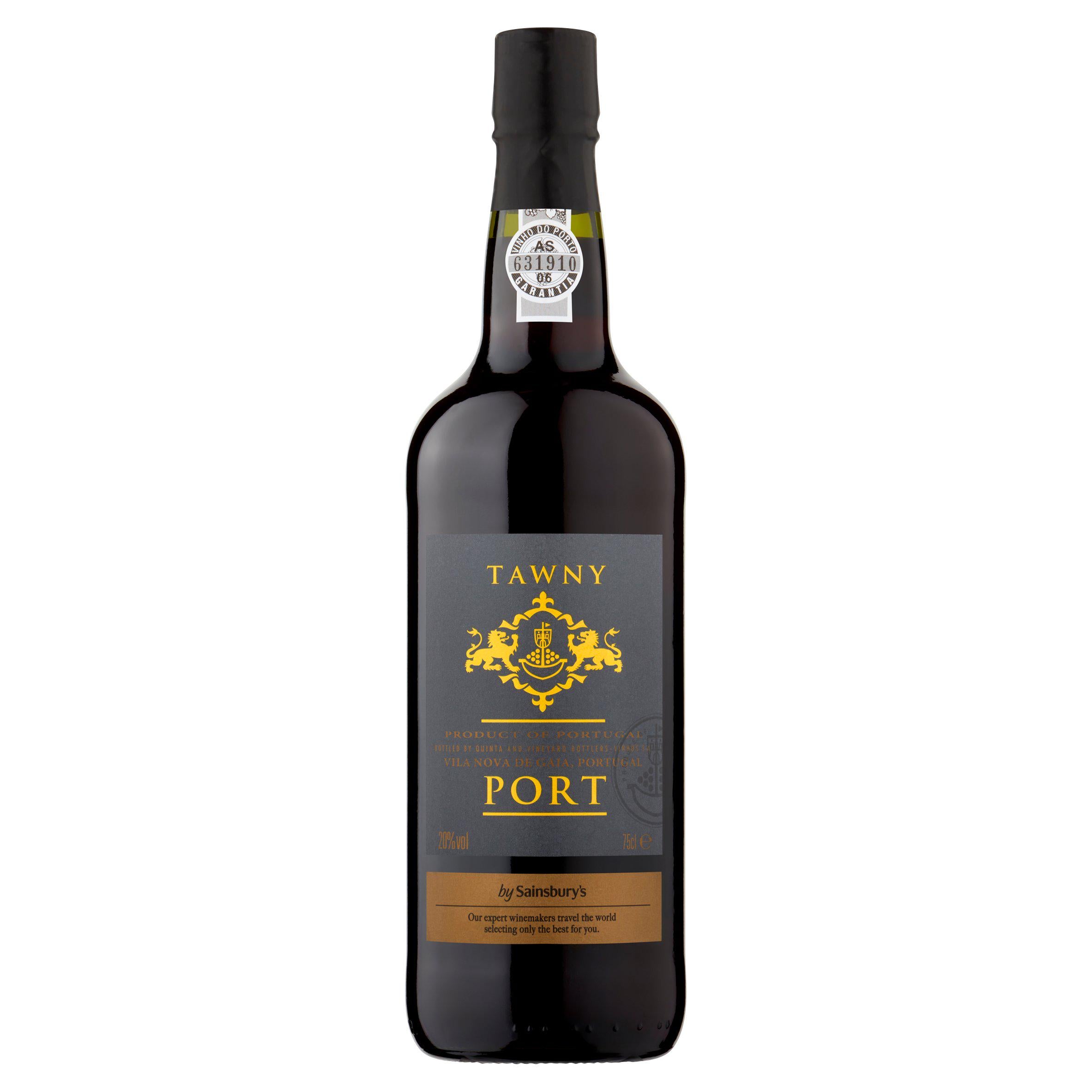 Sainsbury's aged Tawny Port in a 75cl bottle (British brand)