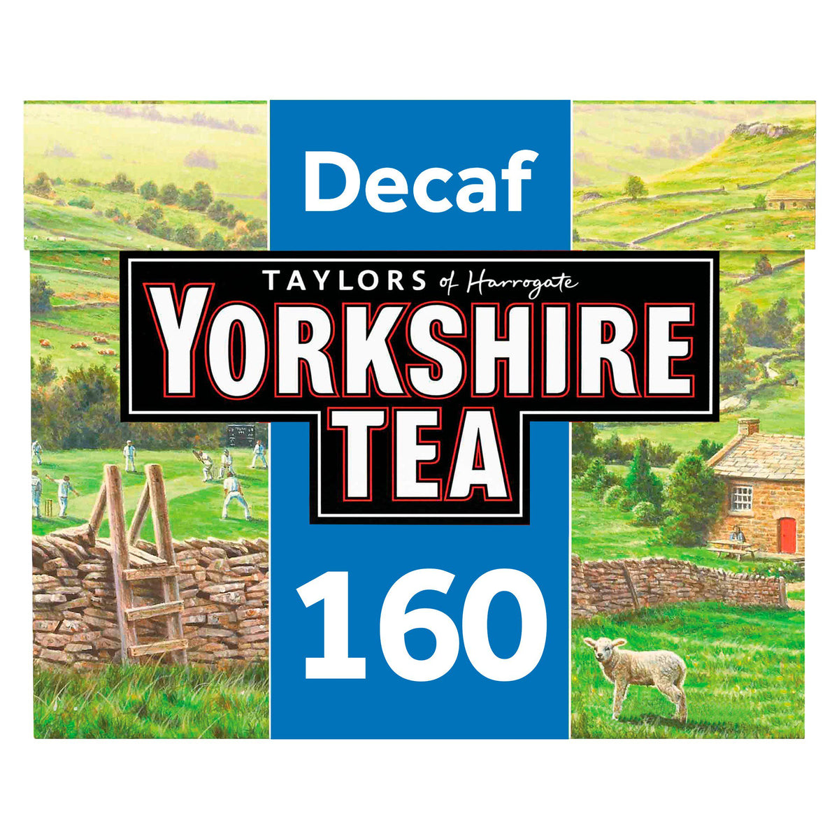 Yorkshire Tea Decaf Tea Bags Black x160 (British brand)