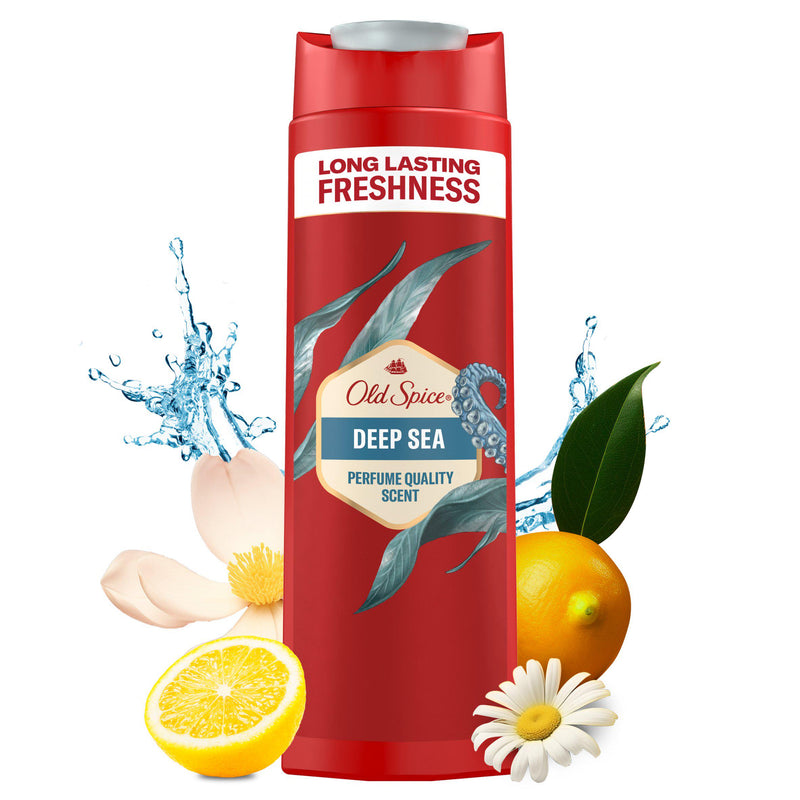 Old Spice Deep Sea Shower Gel 400ml, imported from the UK
