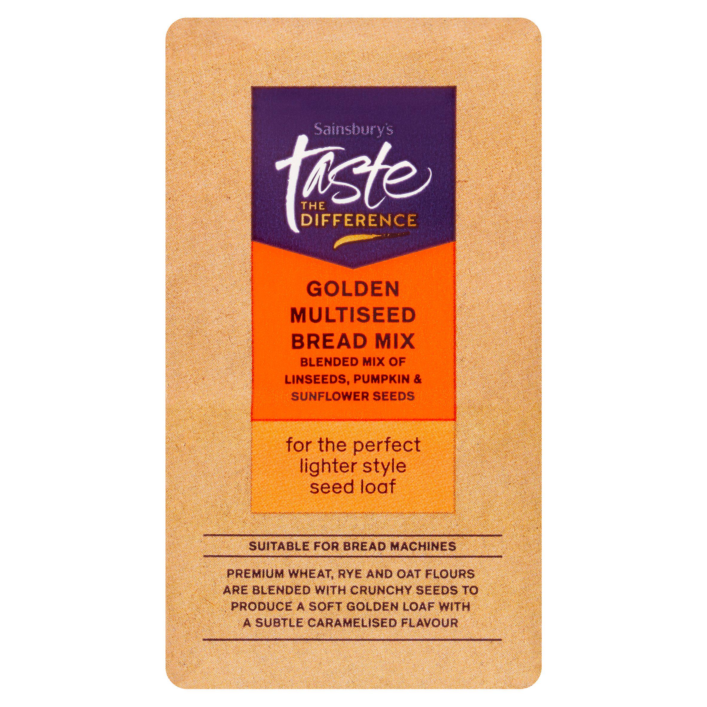Sainsbury's Golden Multiseed Bread Mix 500g (British brand)