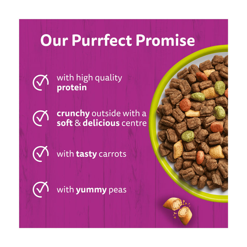 Whiskas lamb adult dry cat food 1.9kg, UK version