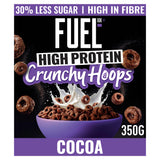 FUEL10K Chocolate Multigrain Hoops Cereal 350g - British product