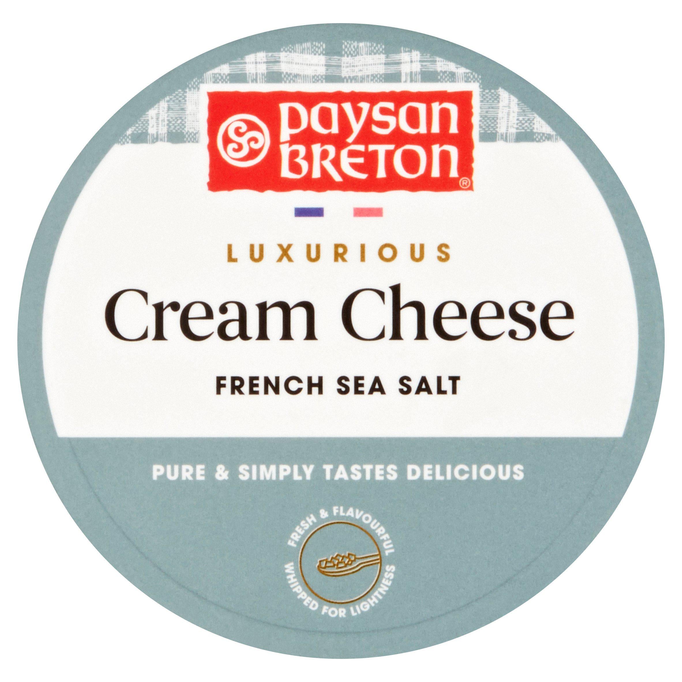 Paysan Breton French Sea Salt Cream Cheese 150g, imported from the UK