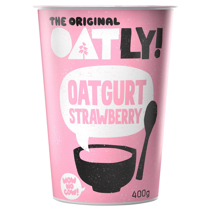 Oatly Oatgurt Strawberry 400g, UK version
