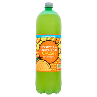Sainsburys Sainsbury's Pineapple & Grapefruit Juice Drink Zero Added Sugar 2L- Buy online at McGrocer