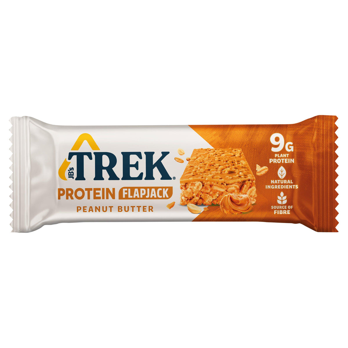 Trek peanut butter protein flapjack 50g - British product