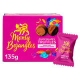 Monty Bojangles Choccy Scoffy cocoa dusted truffles 135g (British brand)