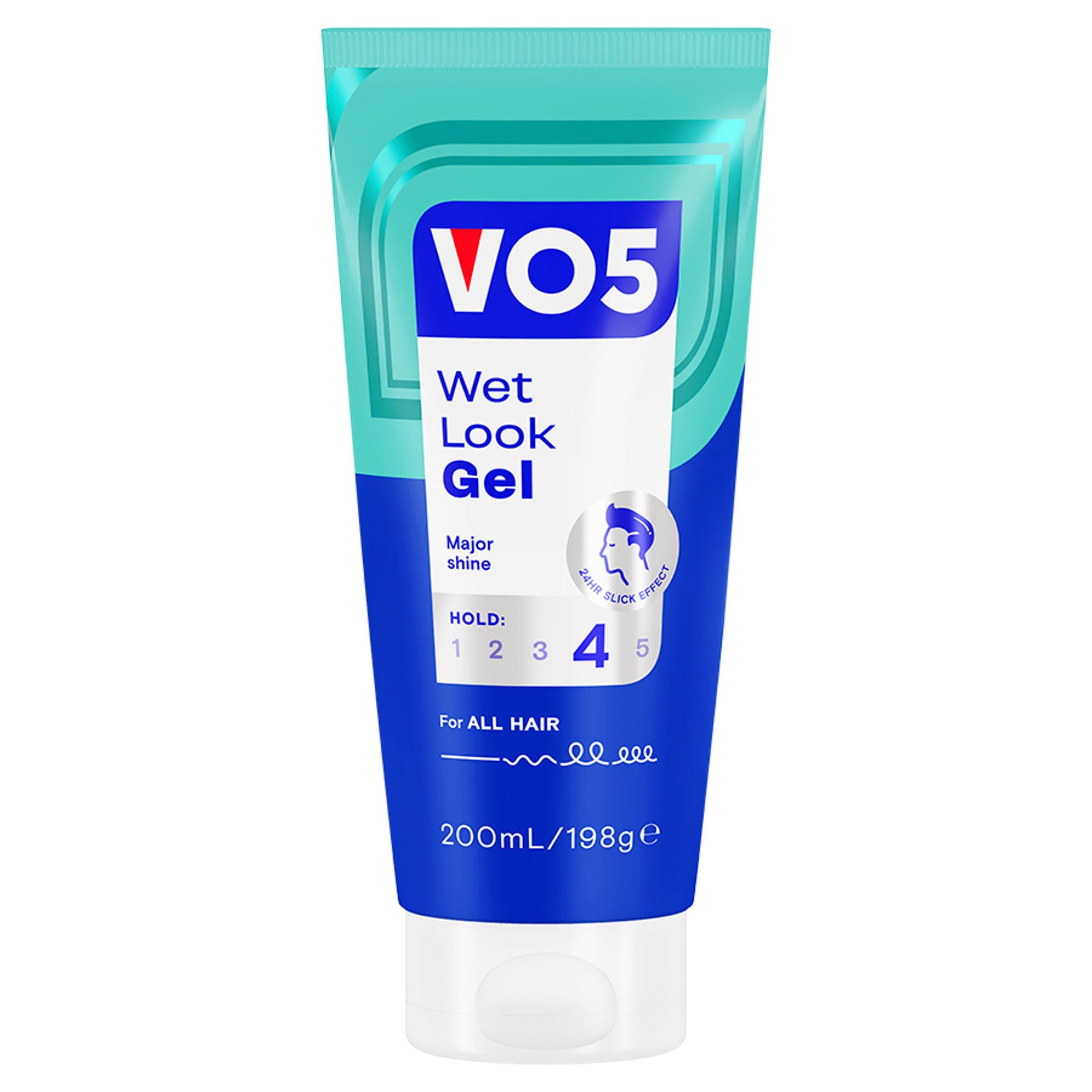 VO5 Wet Look Styling Gel 200ml, imported from the UK