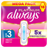 Always Platinum sanitary towels Size 3 Day & Night - British product