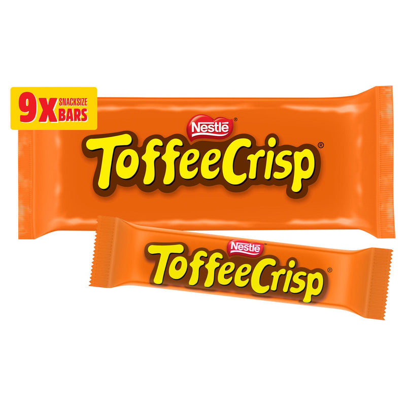 Toffee Crisp biscuit bar multipack 279g, UK version