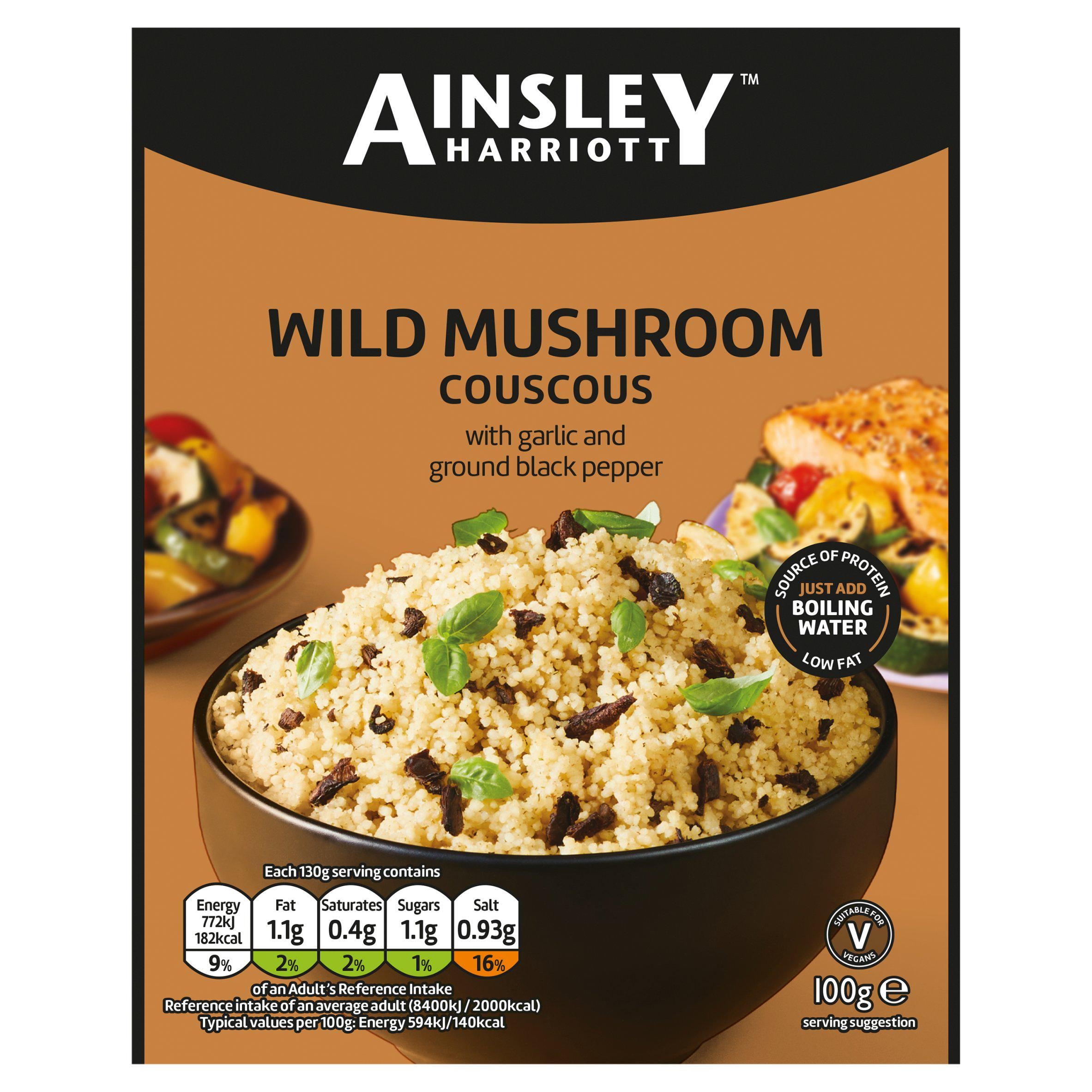 Ainsley Harriott Wild Mushroom Cous Cous 100g - British product