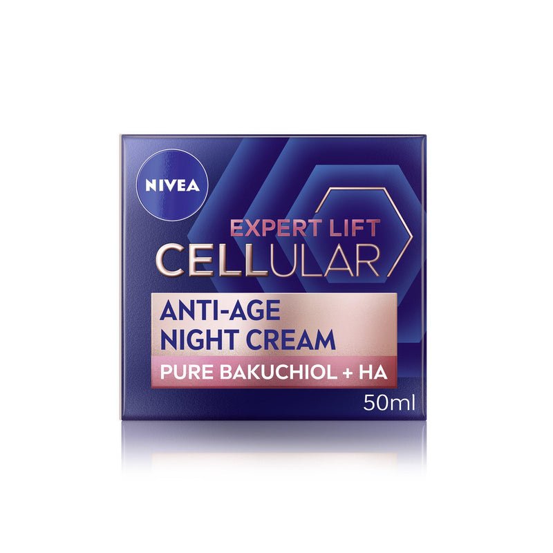 Nivea anti-age night cream with bakuchiol 50ml, imported from the UK