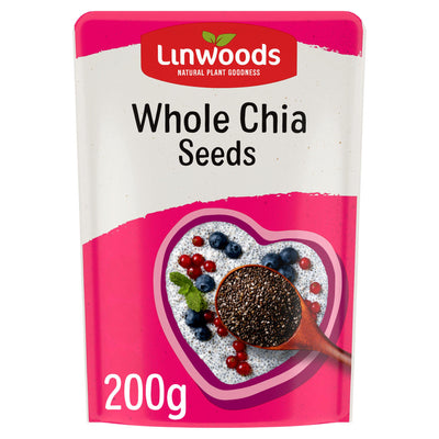 Sainsburys Linwoods Organic Whole Chia Seeds 200g- Buy online at McGrocer