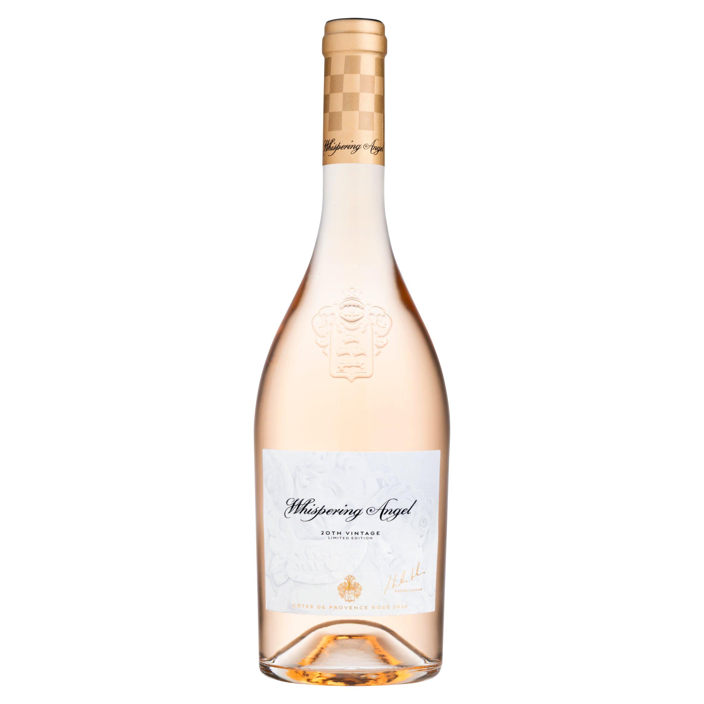 Whispering Angel Côtes de Provence rosé wine 75cl (British brand)