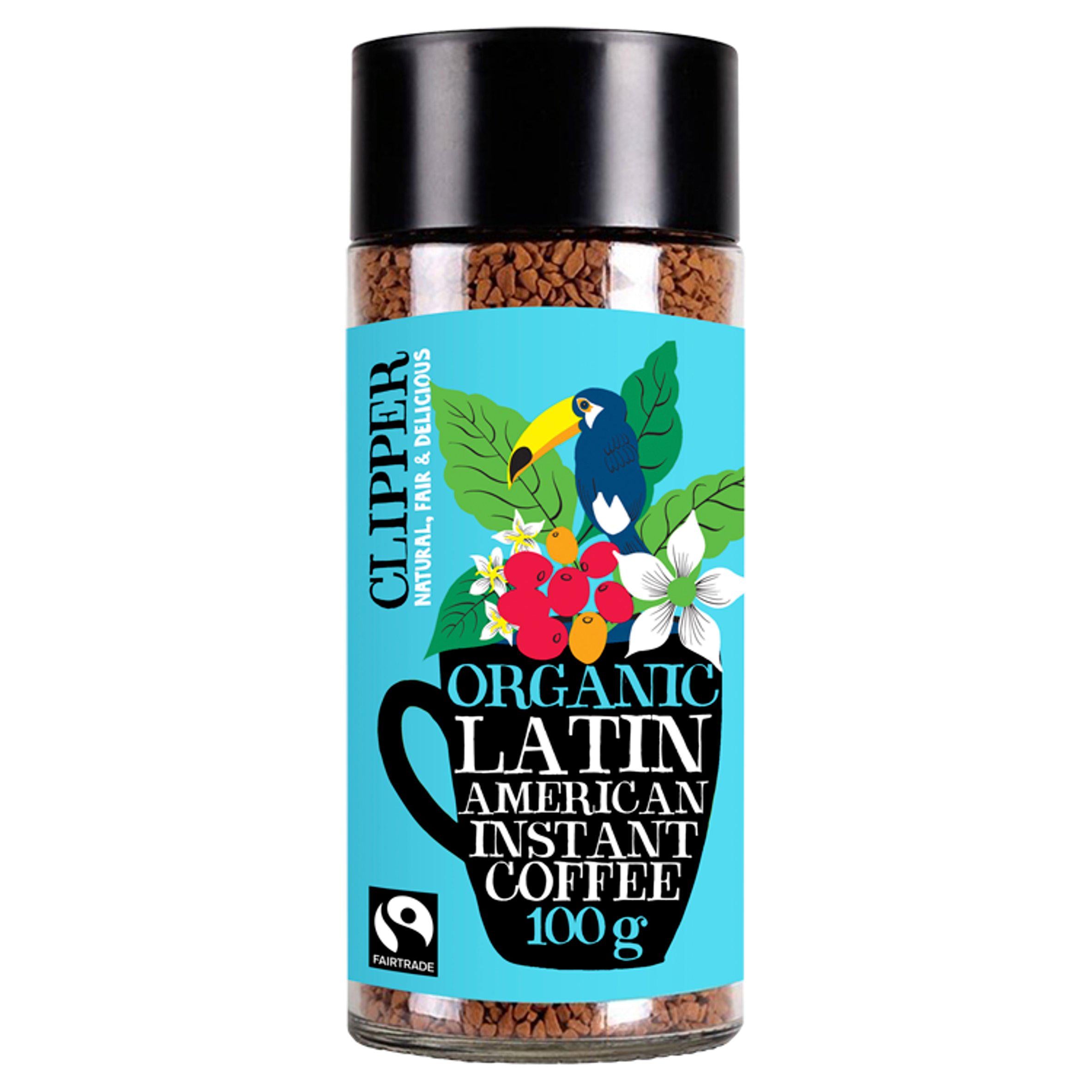 Clipper Fairtrade organic instant coffee 100g (British brand)