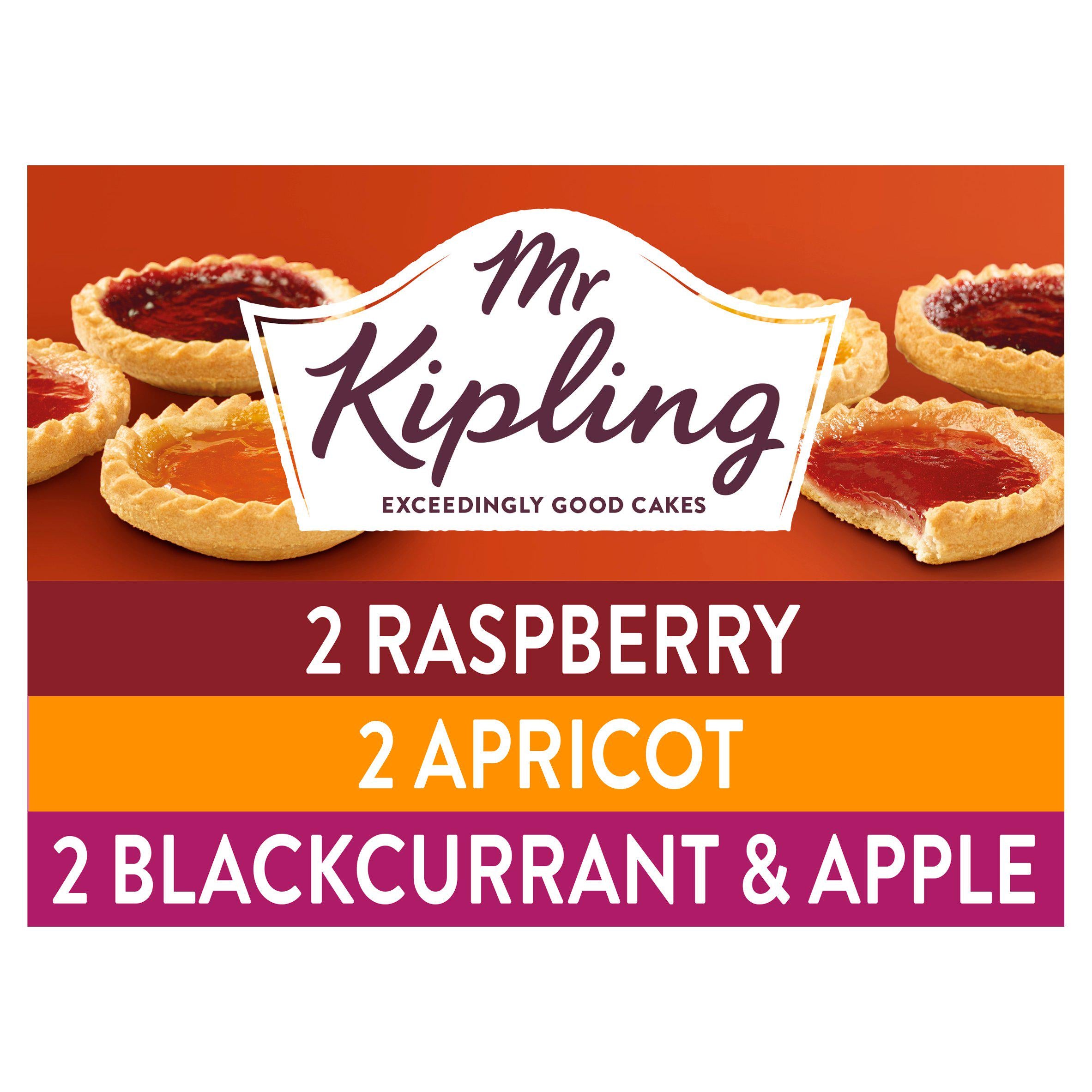 Mr Kipling jam tarts pack of 6 - British product