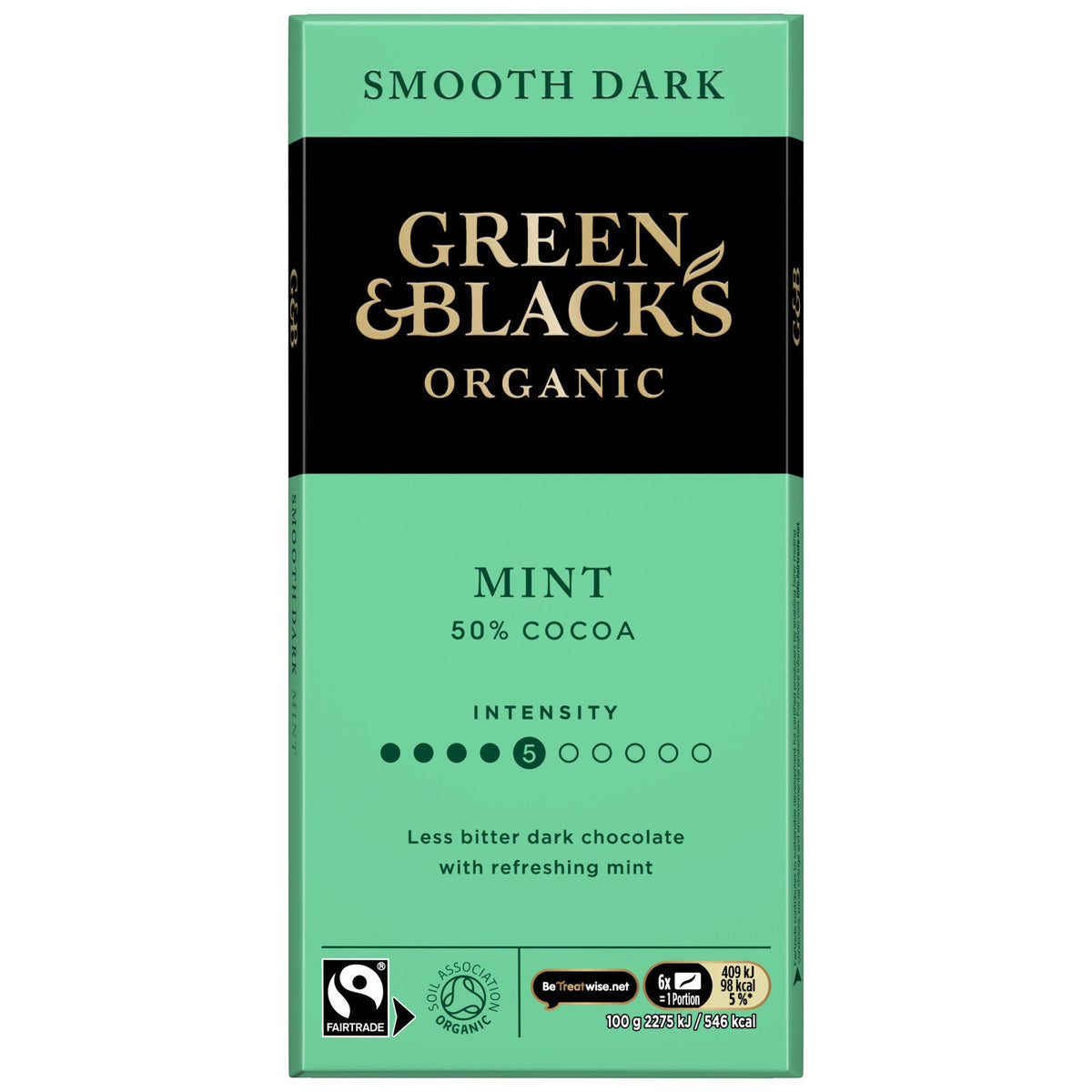 Green & Black's mint chocolate bar 90g (British brand)