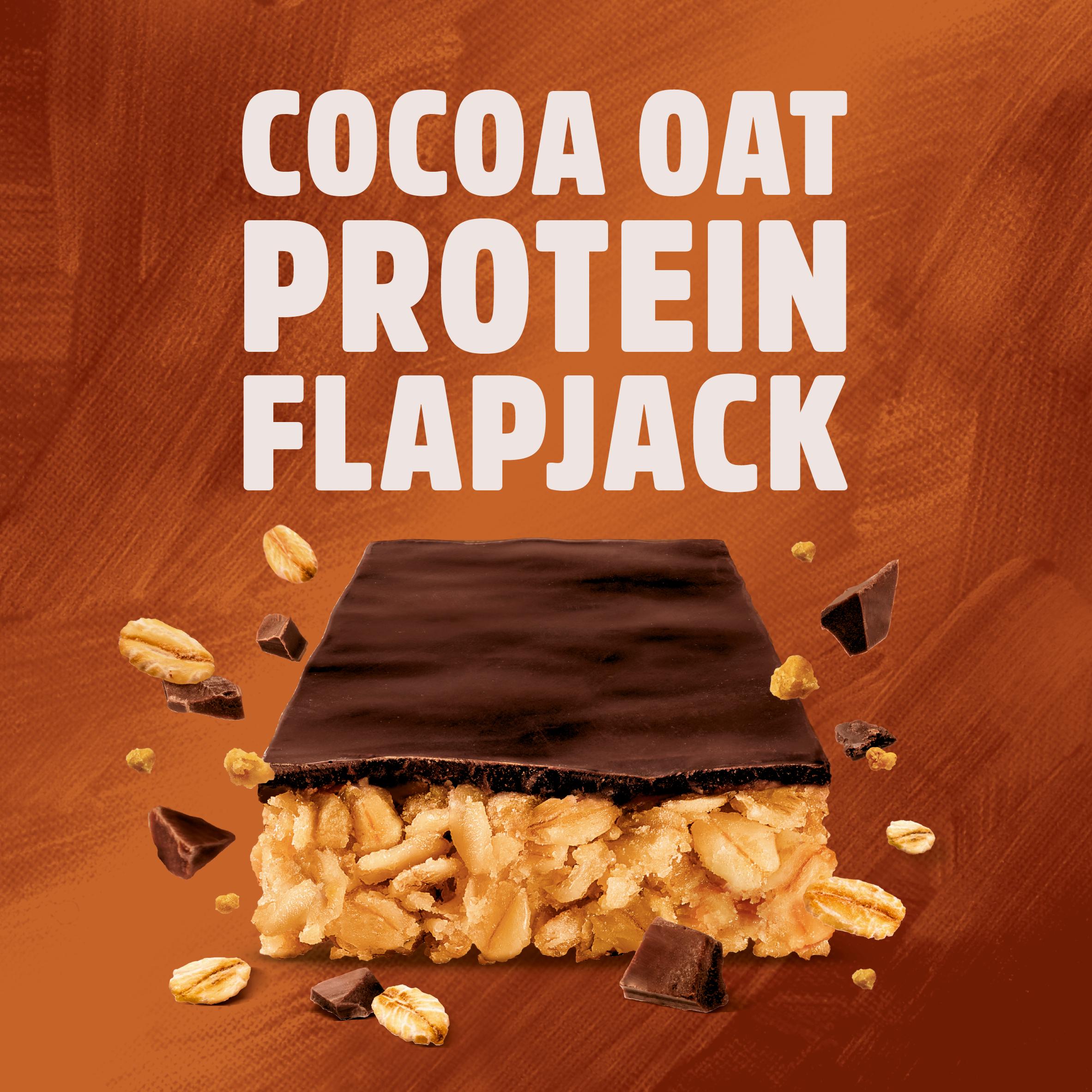 Trek cocoa oat protein flapjacks 3 x 50g, UK version