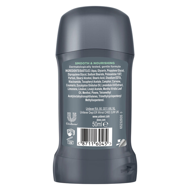 Dove Men+Care deodorant stick Bamboo & Aloe 50ml, UK version