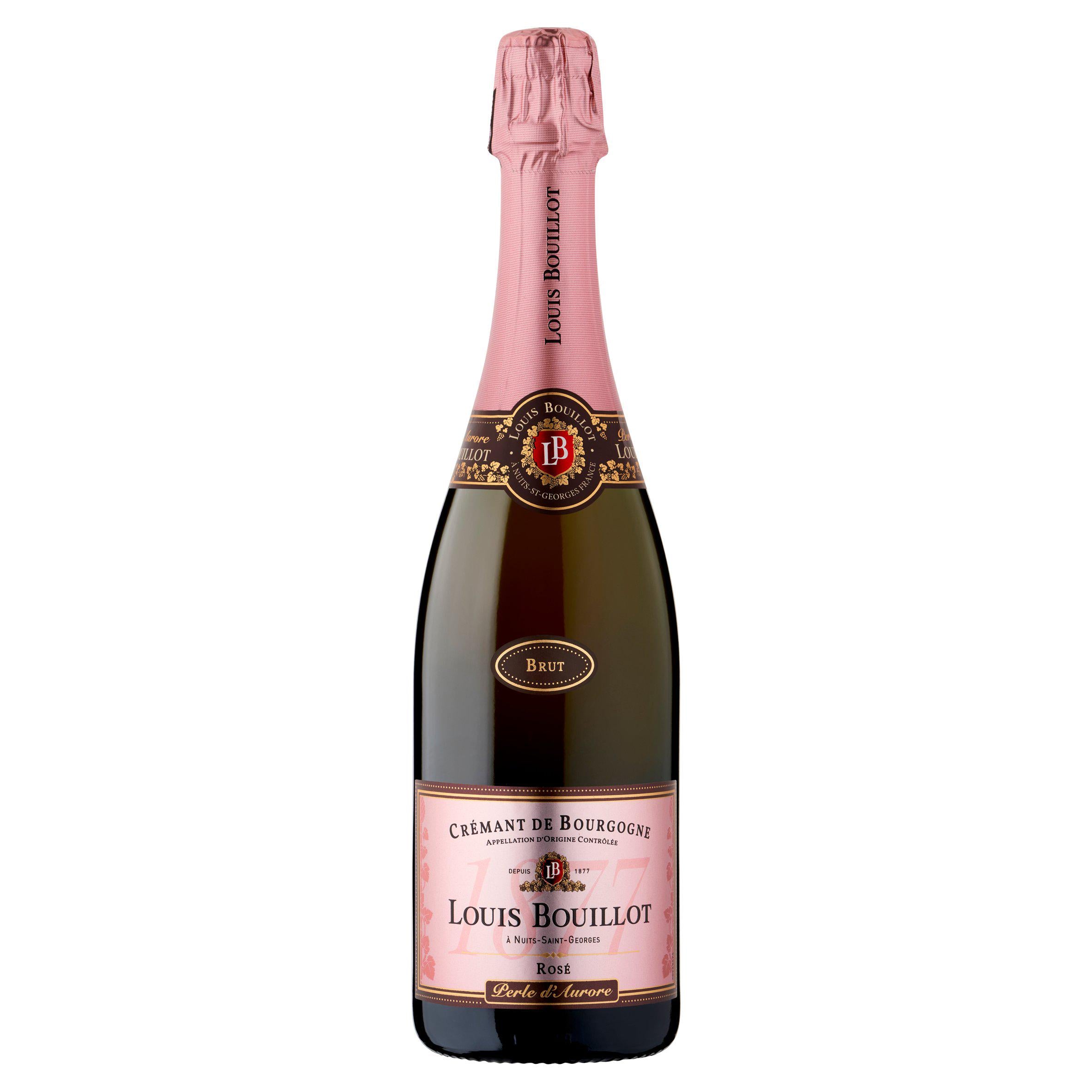 Louis Bouillot Crémant de Bourgogne Rosé 75cl, UK version