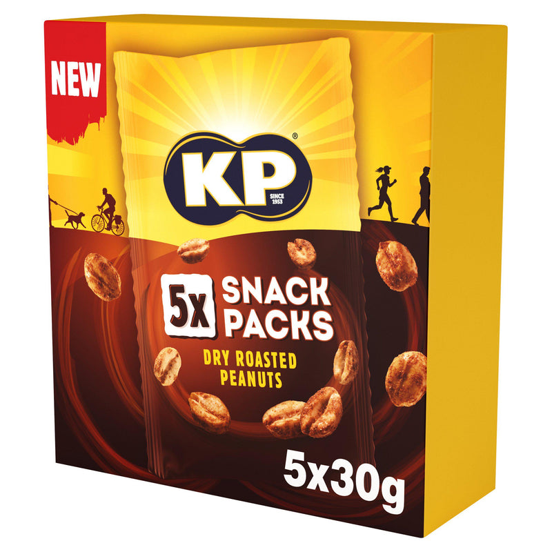 Dry Roasted Peanuts Multipack 5 x 30g