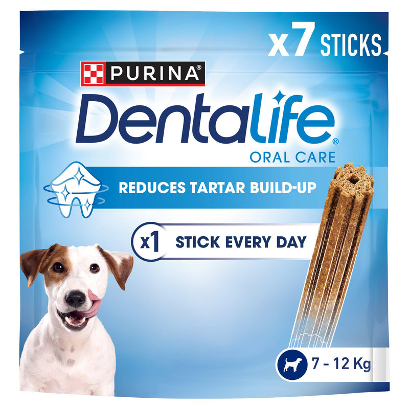 Dentalife chicken dental chews for small dogs, imported from the UK