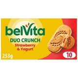 Belvita Duo Crunch Strawberry & Yogurt bars 5x50g, imported from the UK