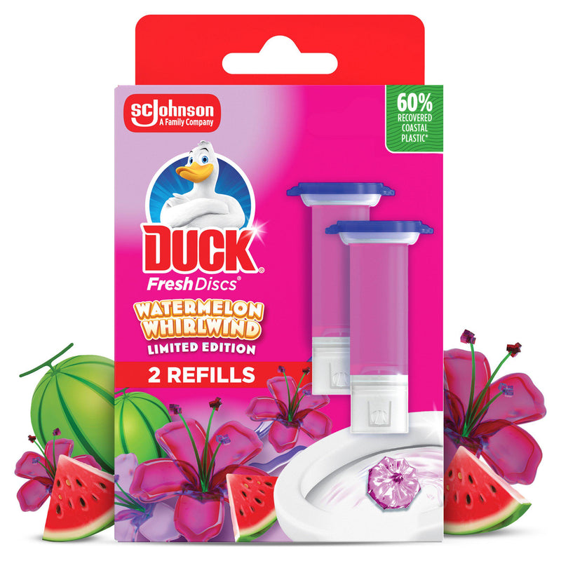 Duck toilet gel refill Watermelon Whirlwind 2x36ml, UK version