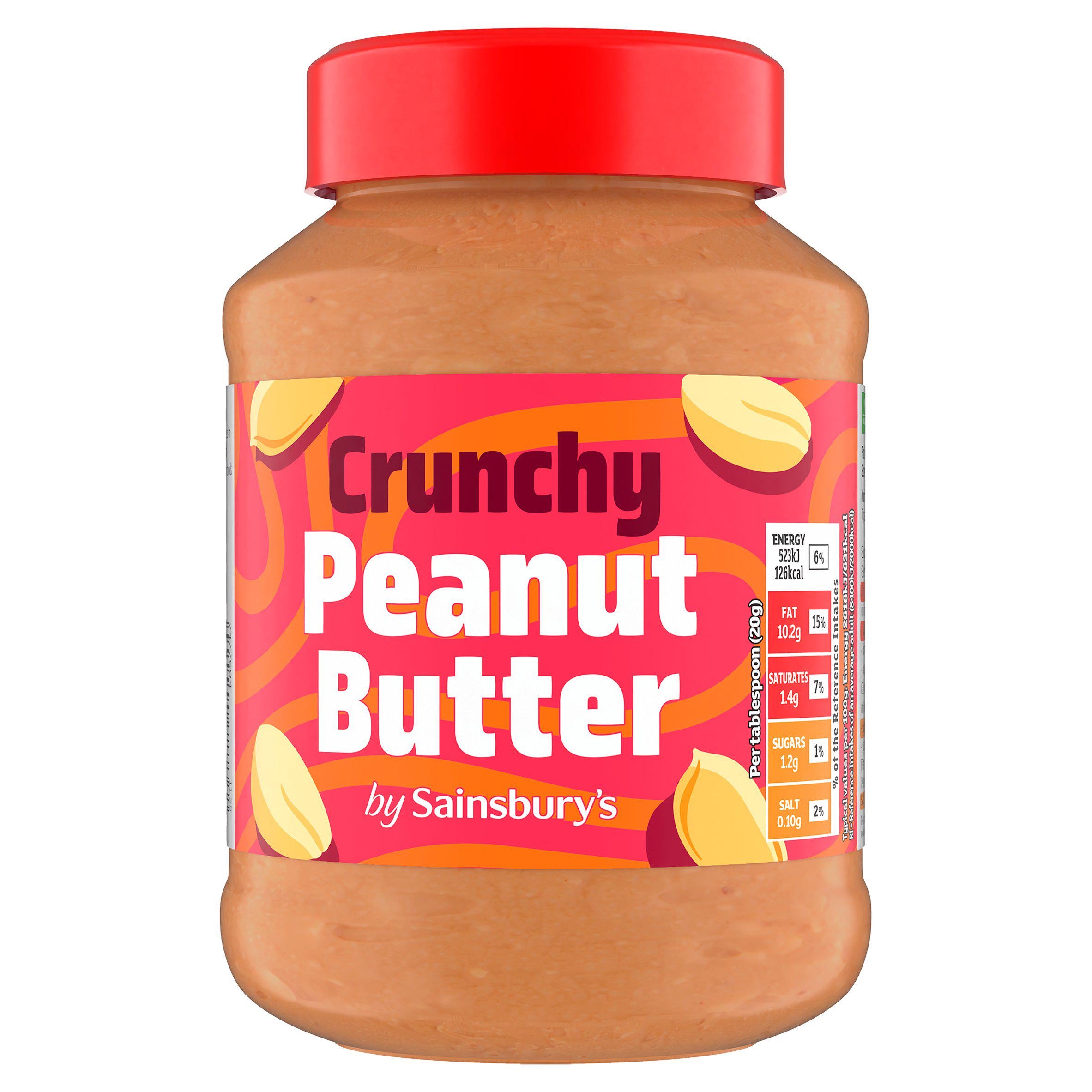 Sainsbury's peanut butter crunchy 700g - British product