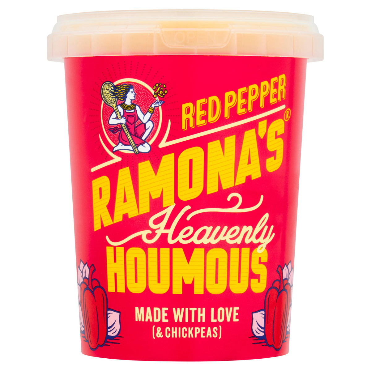Ramona's Red Pepper Heavenly Houmous 500g