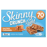 Skinny salted caramel crunch cereal bars 5-pack, imported from the UK