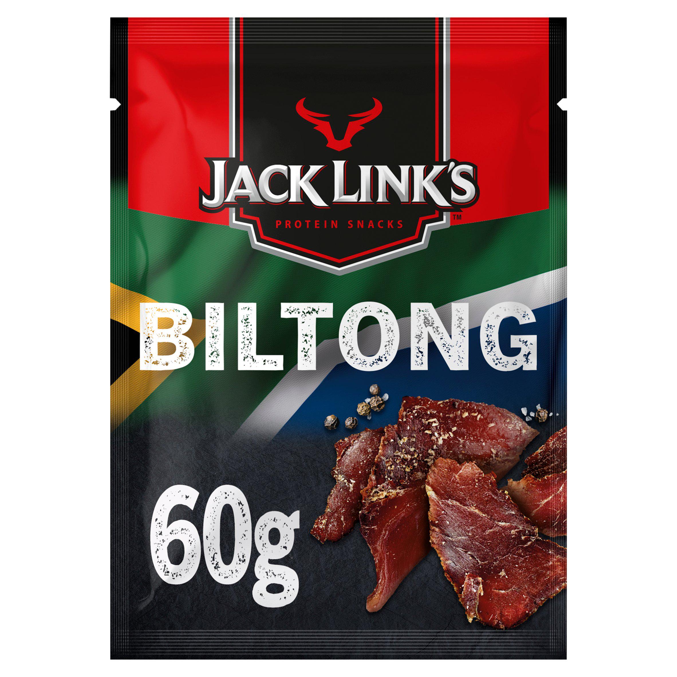 Jack Link's biltong air-dried beef snack 60g, UK version