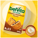 Belvita soft baked bars chocolate hazelnut 5x50g, UK version