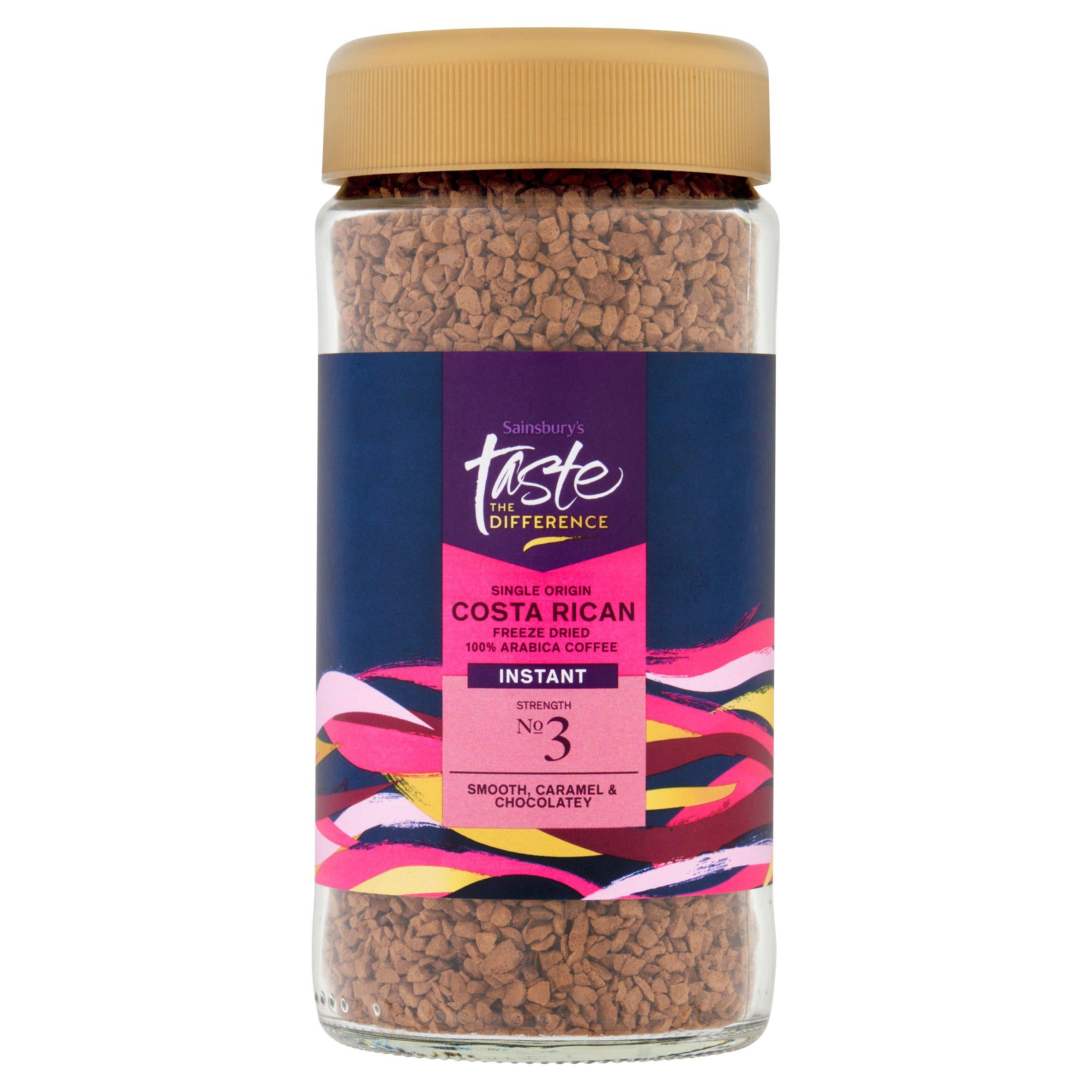 Sainsbury's Costa Rican instant coffee 100g - British product