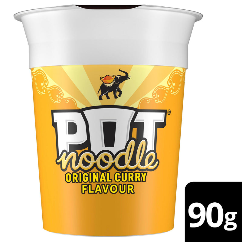 Pot Noodle Original Curry instant noodle pot 90g, imported from the UK