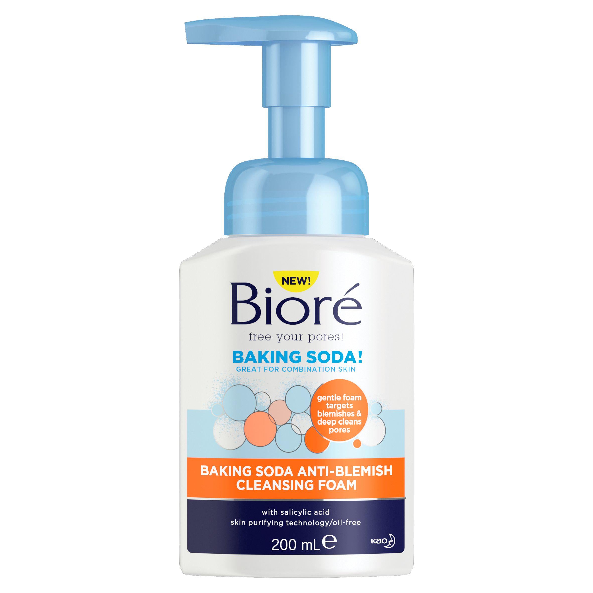 Bioré Baking Soda Anti-Blemish Cleansing Foam 200ml GOODS Sainsburys   