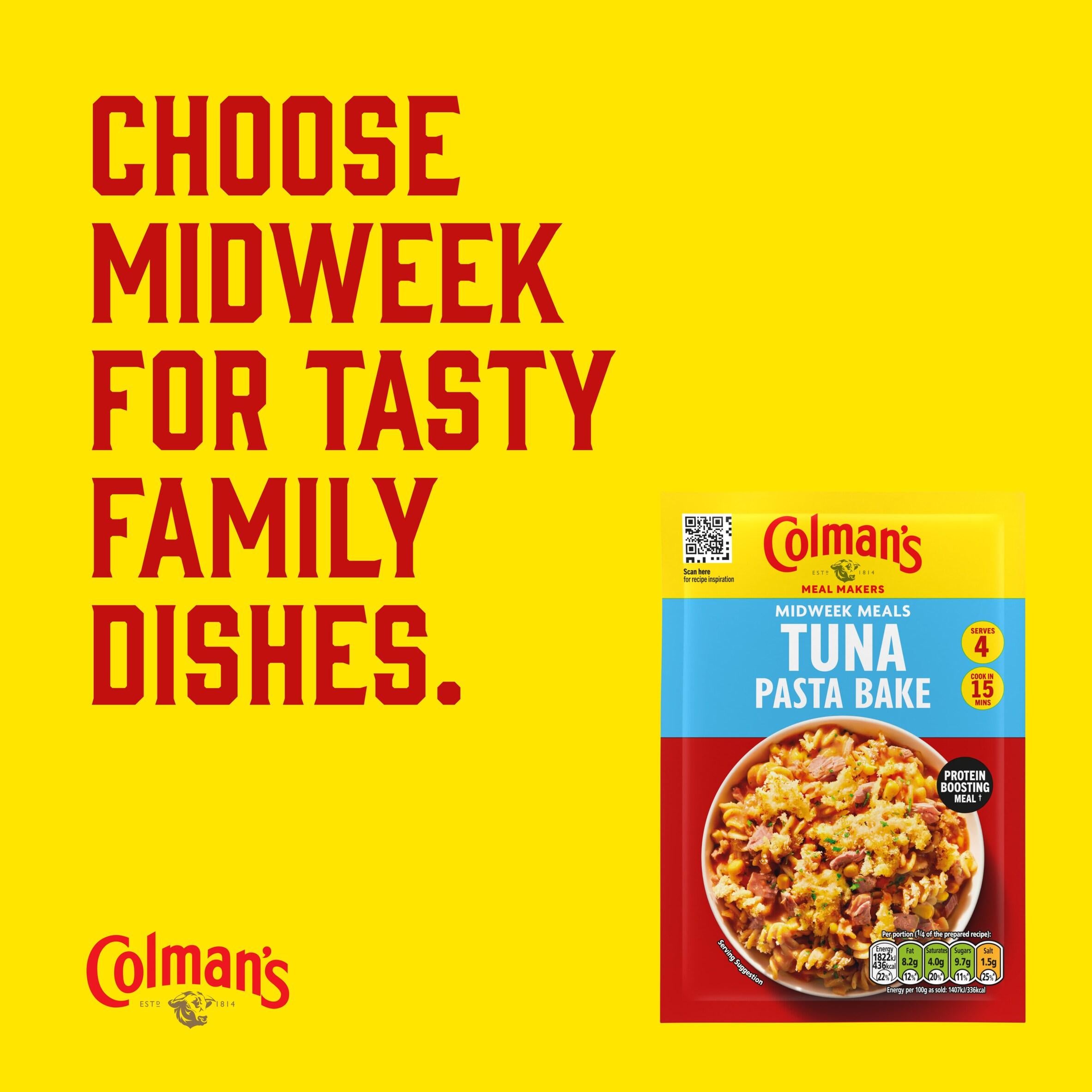 Colman's tuna pasta bake mix 44g - British product