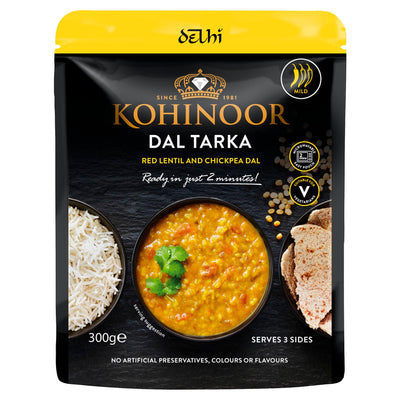Sainsburys Kohinoor Dal Tarka Microwavable Lentil Dish 300g- Buy online at McGrocer