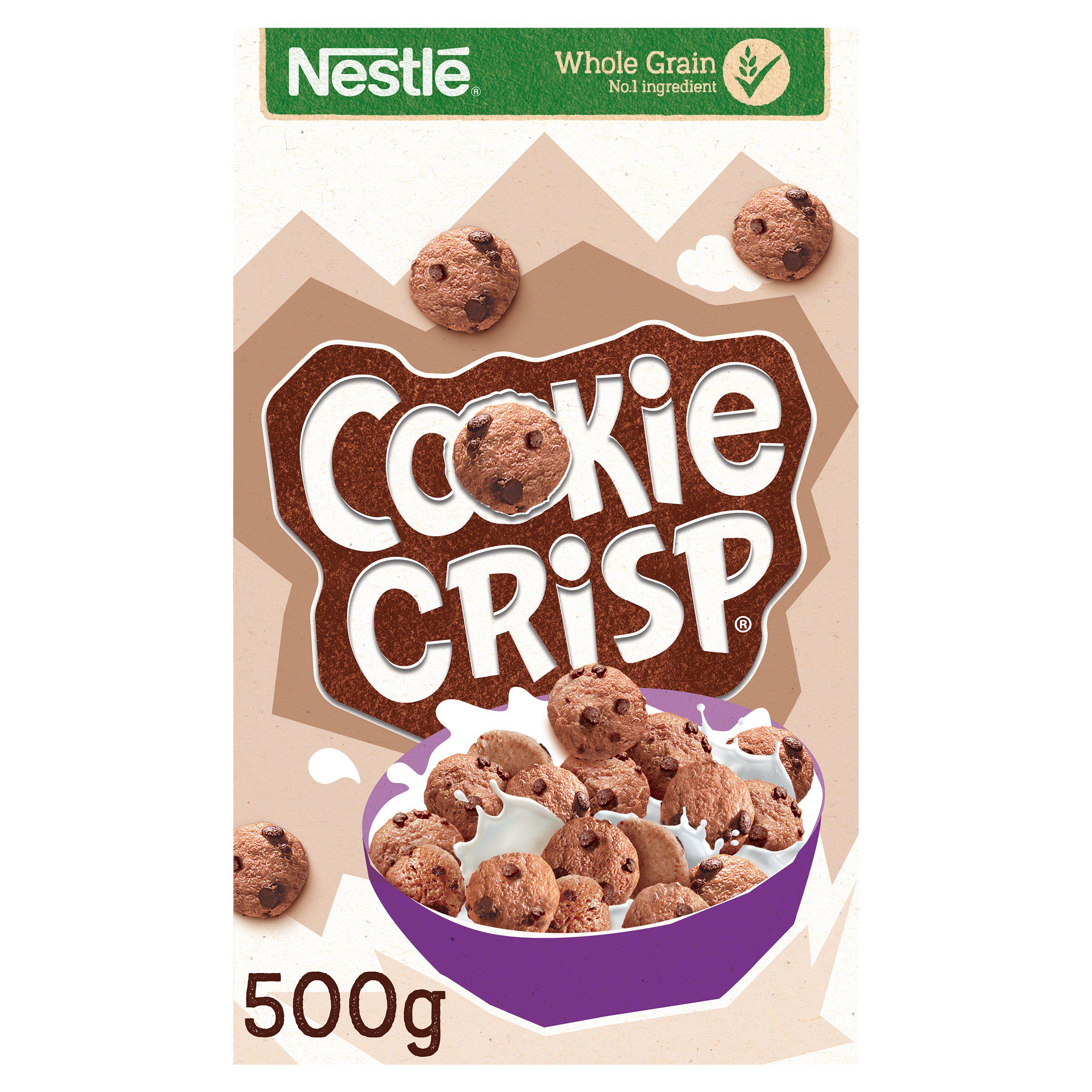 Nestle Cookie Crisp chocolate cereal 500g, UK version