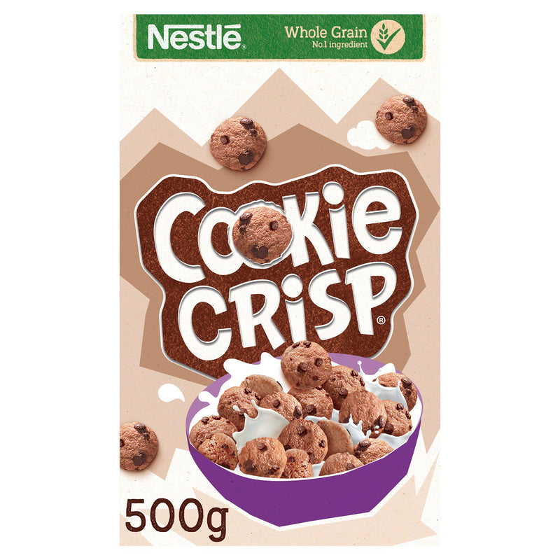 Nestle Cookie Crisp chocolate cereal 500g, UK version