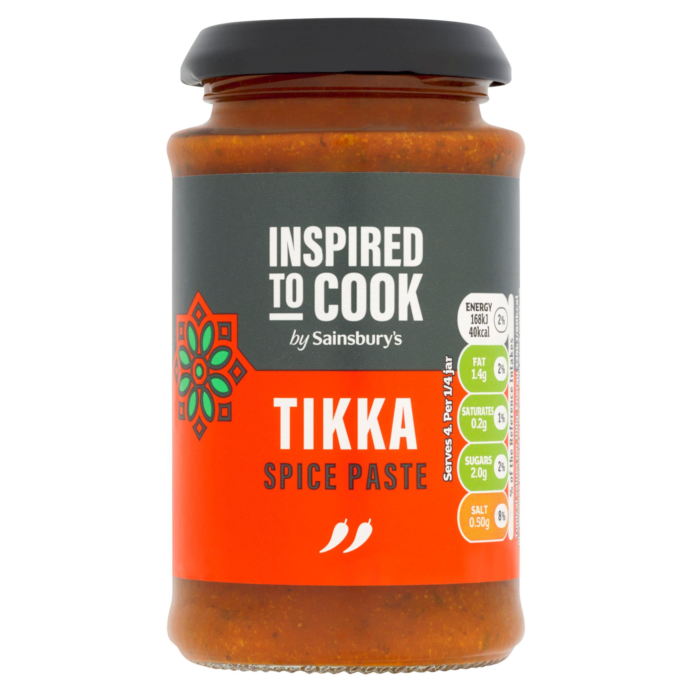 Sainsbury's fragrant Tikka Curry Paste 200g, imported from the UK