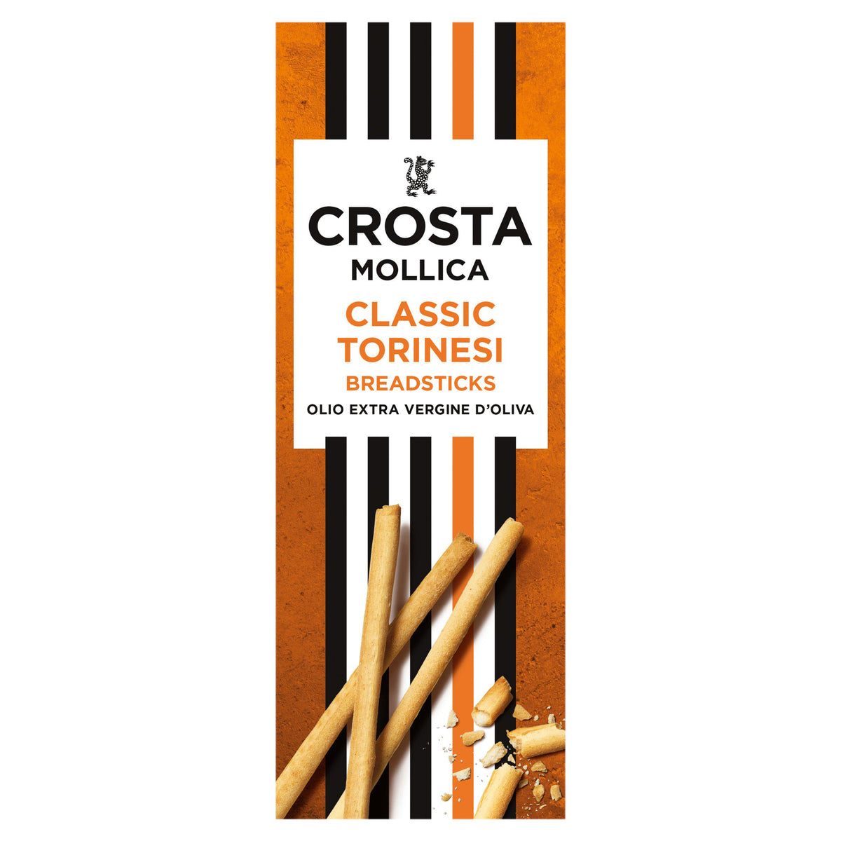 Crosta & Mollica classic Torinesi breadsticks 120g, imported from the UK