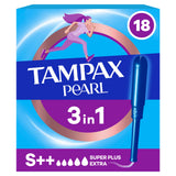 Tampax Pearl Super Plus Extra tampons 18 count (British brand)