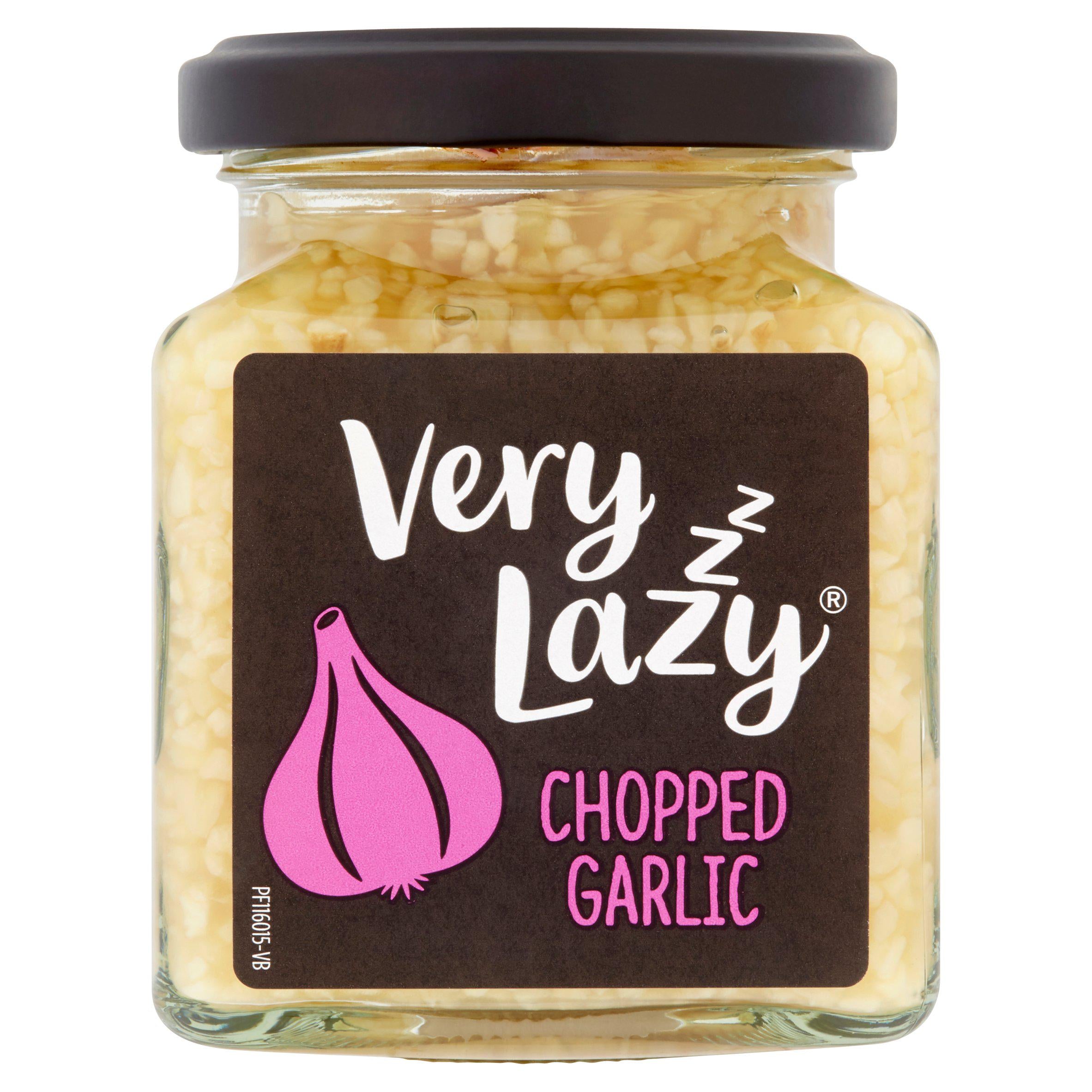 Very Lazy Chopped Garlic In Vinegar 200g (British brand)