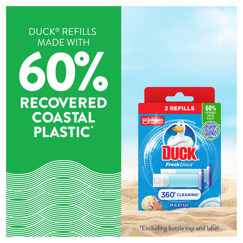 Duck Fresh Discs Marine toilet gel stamp refills 2x36ml - British product