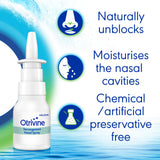 Otrivine natural decongestant nasal spray 20ml, imported from the UK