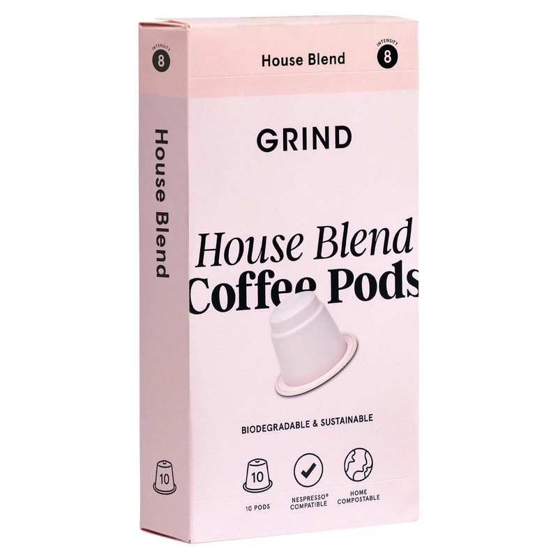 Grind House Blend coffee pods, 10 count 52g, UK version