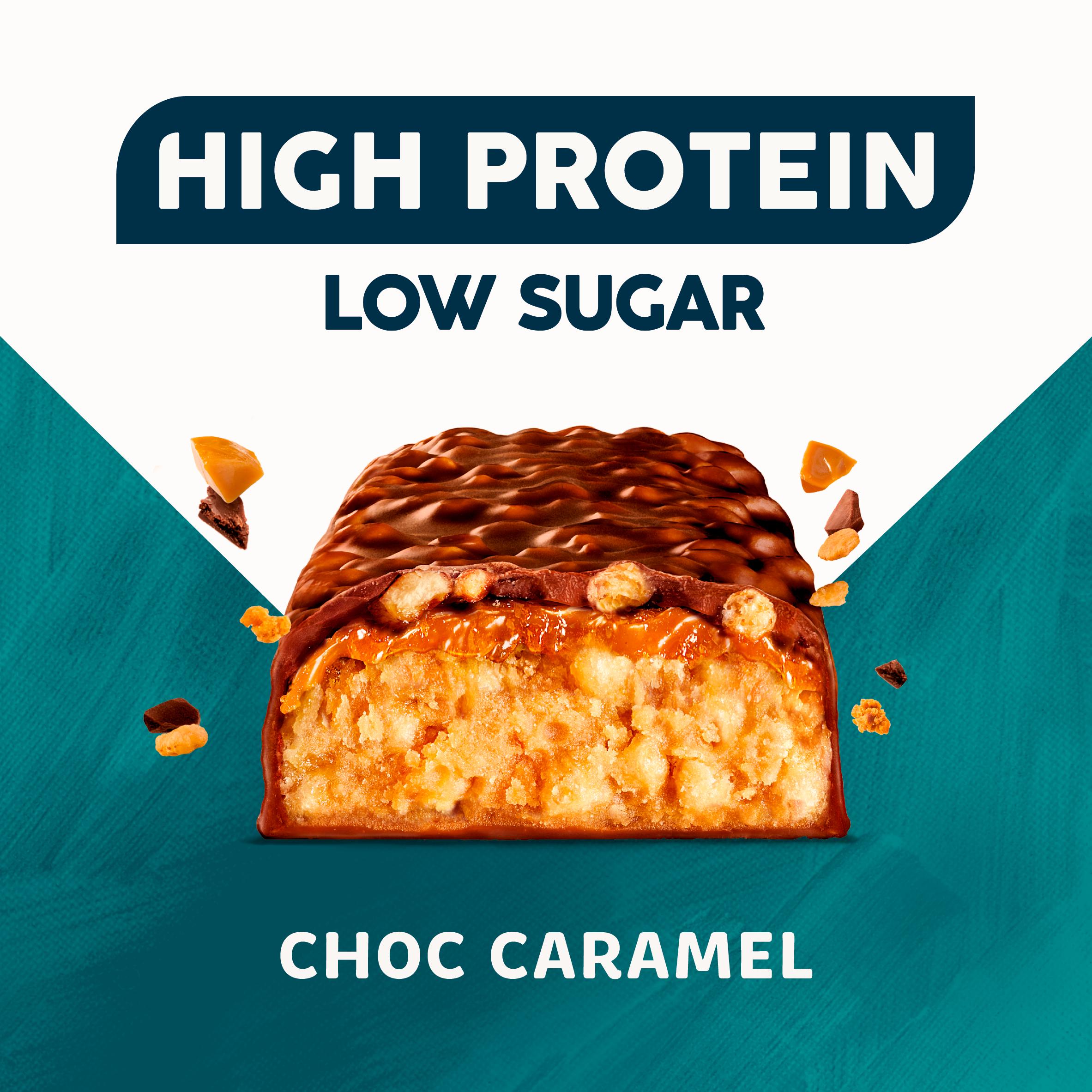 Trek High Protein Caramel Chocolate Bar 3 x 44g (British brand)