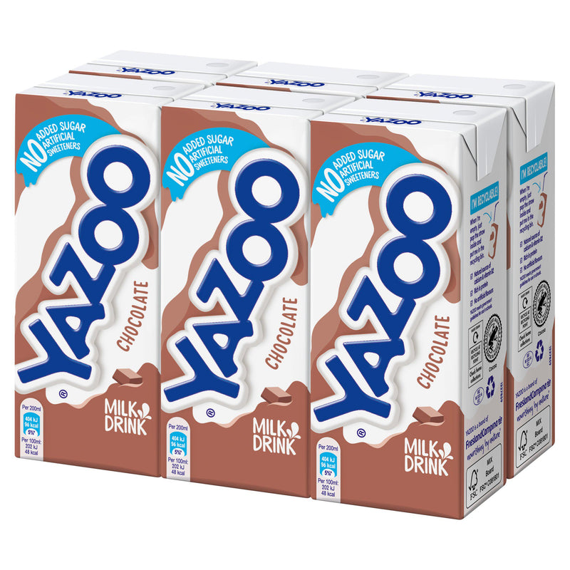 Yazoo Chocolate Milk Drink 6x200ml